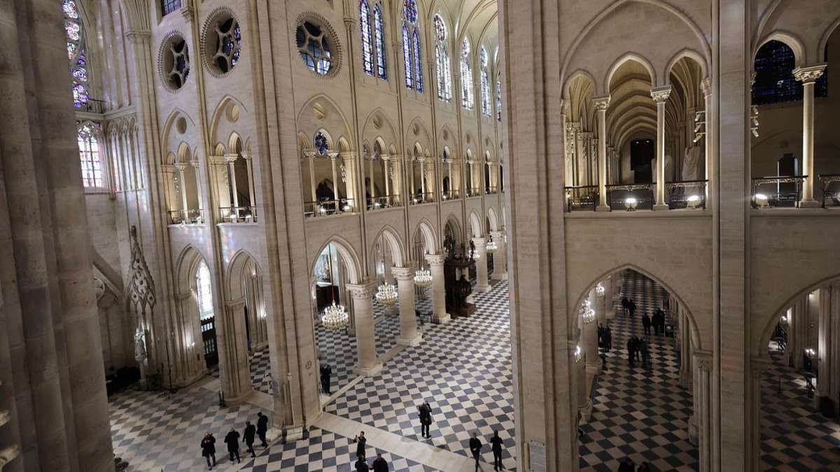 Avant la réouverture : Macron visite le chantier - premiers aperçus de Notre-Dame