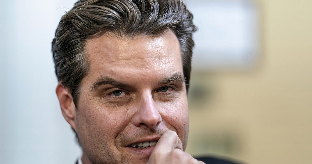 Un comité de la Chambre rend compte des allégations de Matt Gaetz