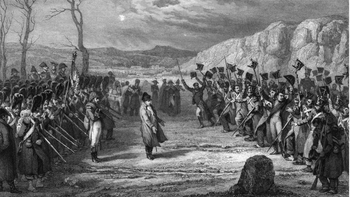Napoléon Bonaparte laisse son interdiction à Elba