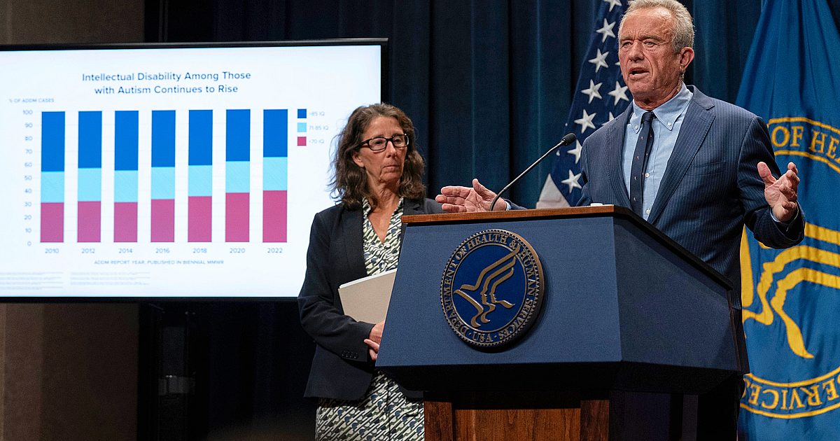 Robert F. Kennedy Jr. pour lancer des études visant à identifier les causes de l'autisme