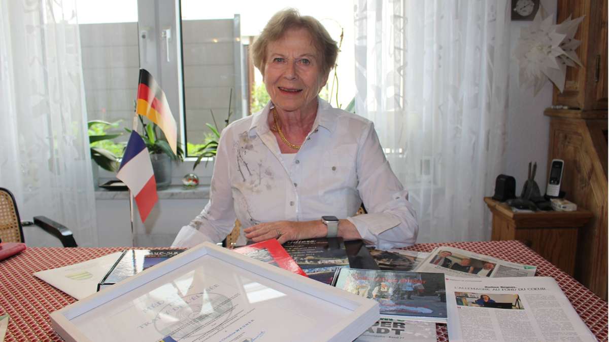 Franco-German Society: Honorer pour le "ministre des Affaires étrangères" Filderstadt