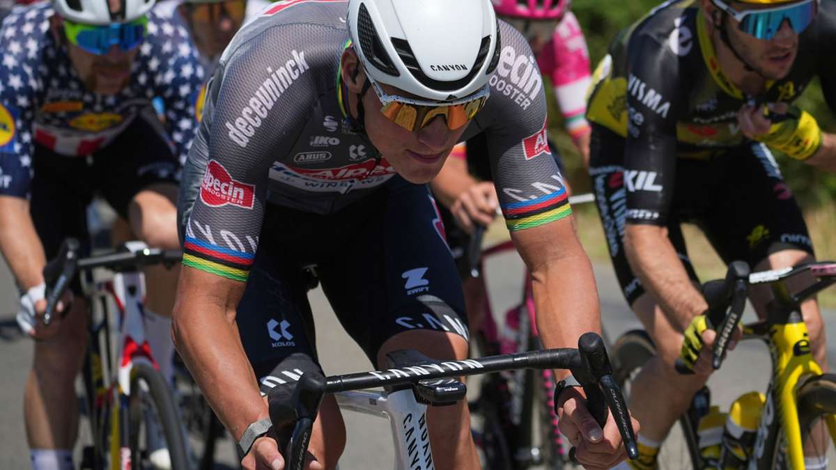 Tour de France: Second Thriller sur la tournée: Van der Poel en jaune