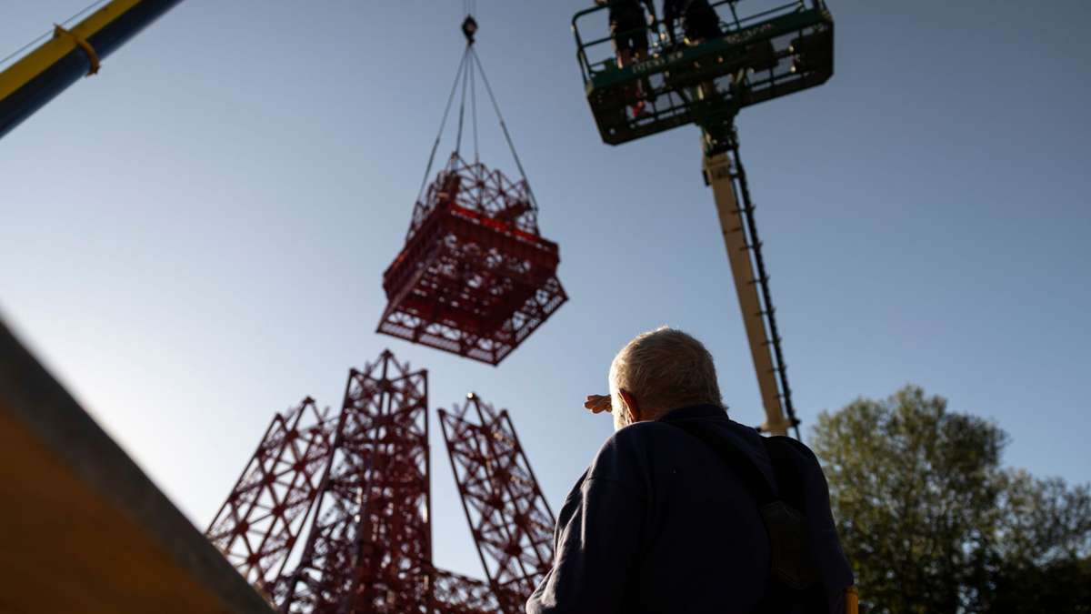 30 mètres de haut: tour Eiffel en petit format bientôt au milieu d'Alsace