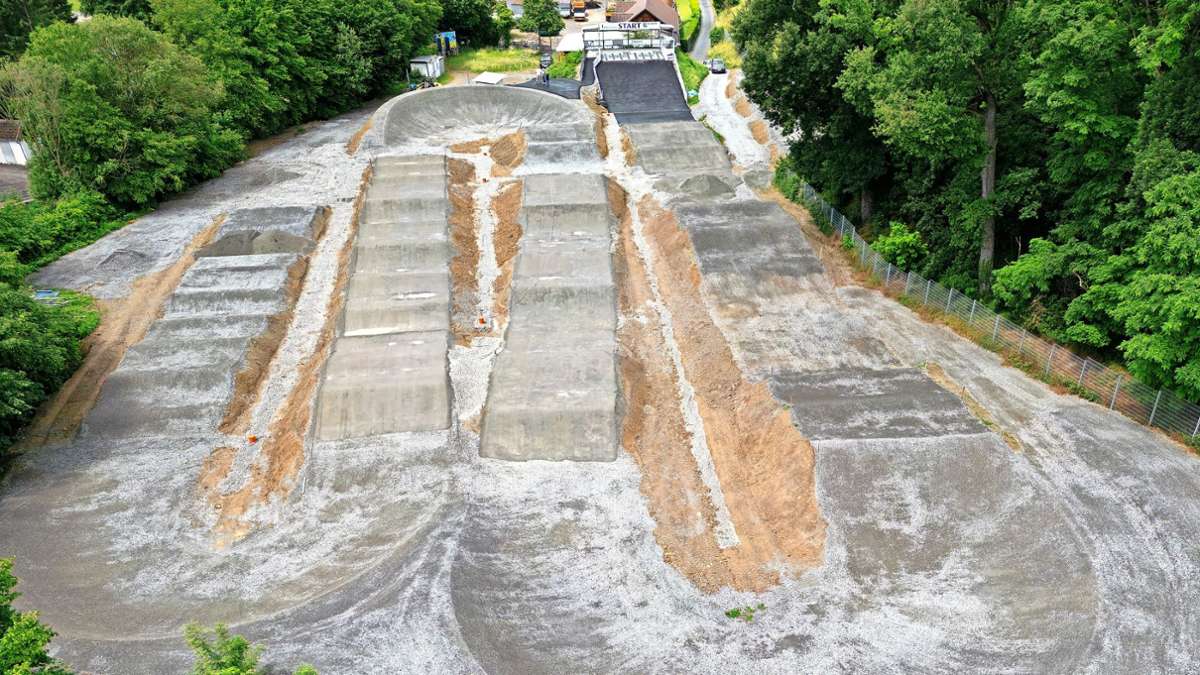 Nouvelle piste de BMX à Kornwestheim : Kornwestheim est presque prêt pour la prochaine balade infernale sur deux roues