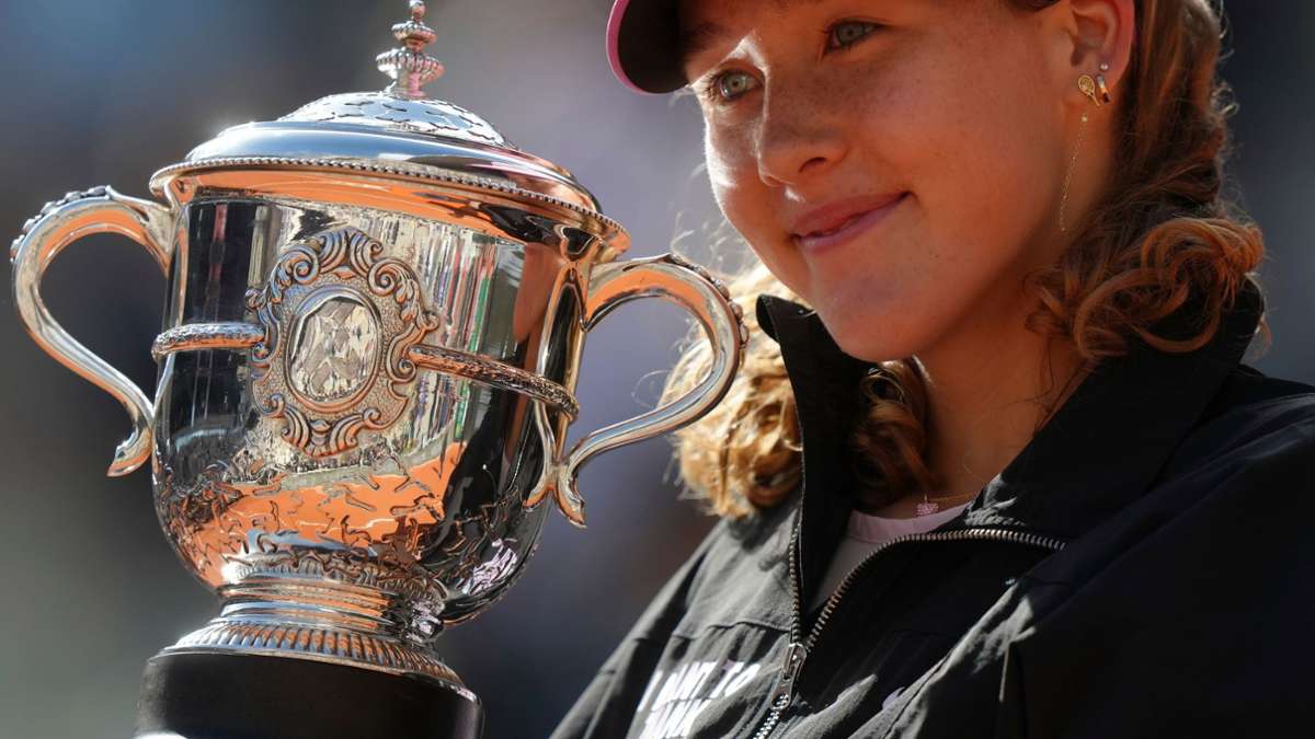 Tennis : je voudrais me remercier : Andreeva remporte Roland-Garros
